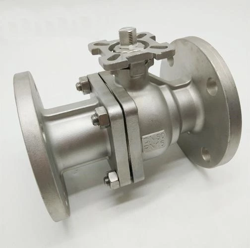 Class 150LB CF8 Stainless Steel Flanged Ball Valve 2 Inch Operating By Handle 0