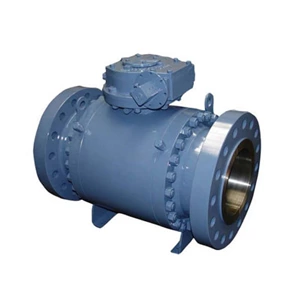 Oil And Gas Soft Seated Ball Valve , Trunnion Mounted Valve DN15~DN150