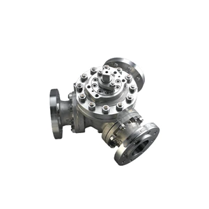 3 Way Top Entry Ball Valve, API 6D, ASTM A105N, RF, Custom
