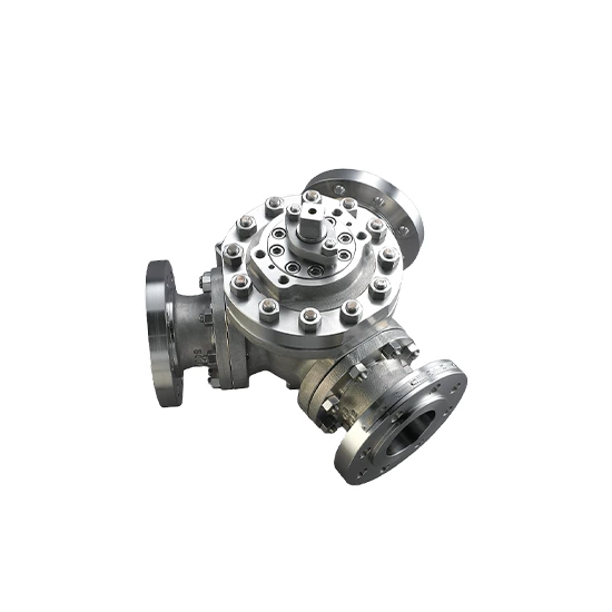 3 Way Top Entry Ball Valve, API 6D, ASTM A105N, RF, Custom