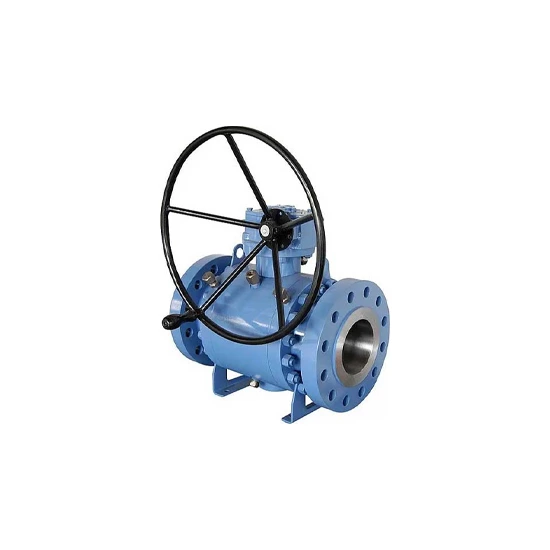 ASTM A105N Trunnion Mounted Ball Valve, API 6D, RF, Gearbox