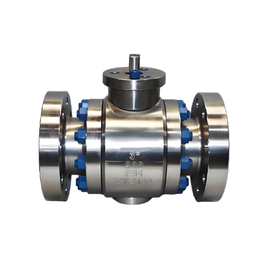 ASTM A182 F51 Ball Valve, API 6D, 3 IN, 900 LB, Metal Seated