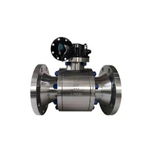 ASTM A182 F51 Trunnion Ball Valve, API 6D, 6 * 4 Inch, CL150