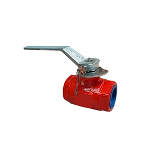 ASTM A216 WCB Oilfield Ball Valve, 5000 PSI, Full Port, 2 PC