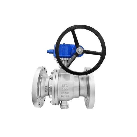 ASTM A351 CF8M Ball Valves, API 6D, 8*6 IN, CL300, Hard Seal
