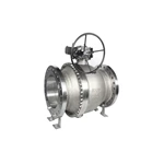 ASTM A890 4A Trunnion Ball Valve, API 6D, 24 Inch, CL300, RF