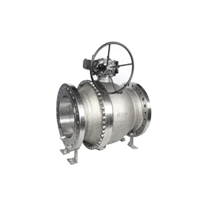 ASTM A890 4A Trunnion Ball Valve, API 6D, 24 Inch, CL300, RF