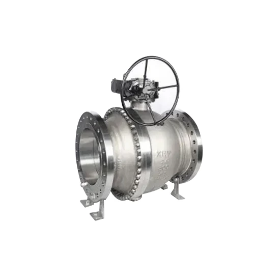 ASTM A890 4A Trunnion Ball Valve, API 6D, 24 Inch, CL300, RF