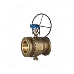 ASTM B148 C95800 Ball Valve, API 6D, 10 * 8 Inch, CL150, RF