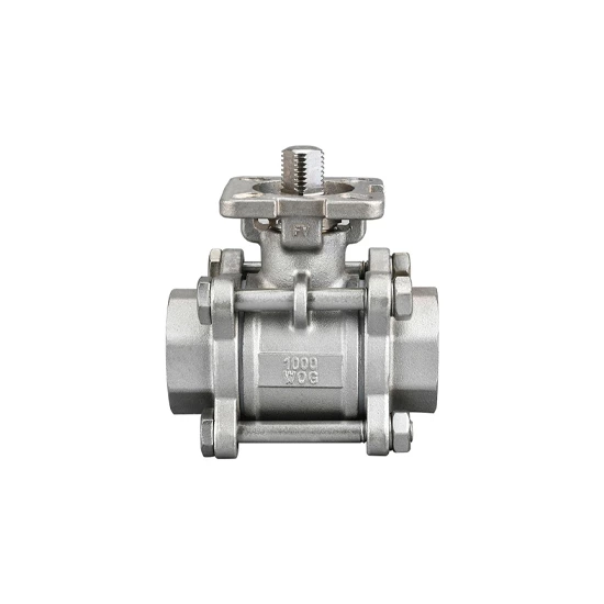 Direct Mount Ball Valve, ASME B16.34, CF8, 1.5 IN, 1000 WOG