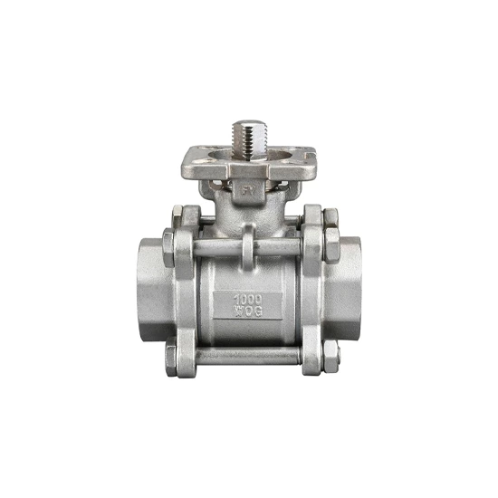 Direct Mount Ball Valve, ASME B16.34, CF8, 1.5 IN, 1000 WOG