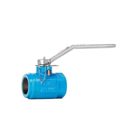 Ductile Iron Ball Valve, ASTM A395, 2 IN, 2000 PSI, 2PC, NPT