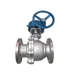 Gearbox Floating Ball Valve, API 6D, A216 WCB, DN150, PN40