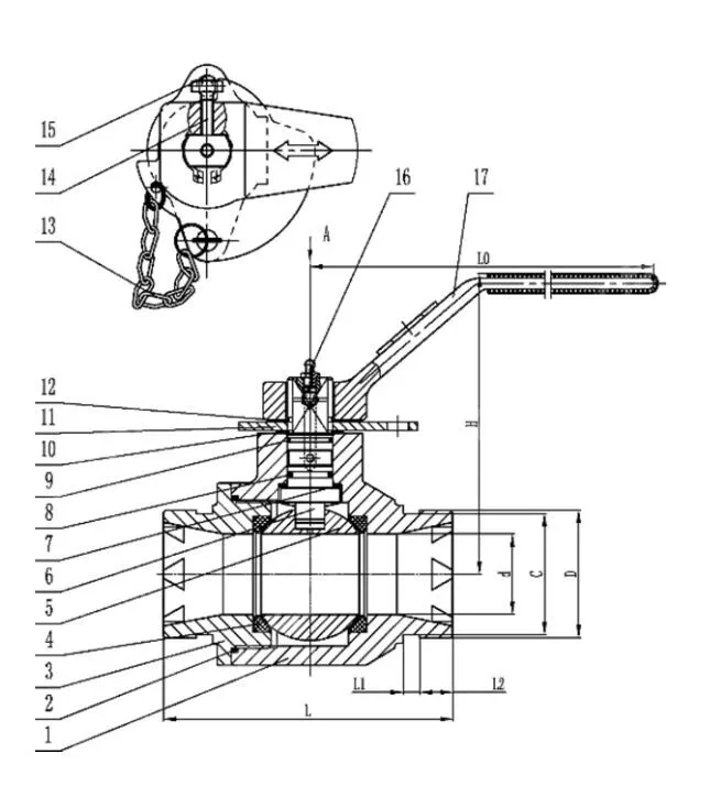 Grooved Ball Valve, Ductile Iron, 4 Inch, 1500 PSI, Lever