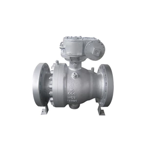Hard Seal Trunnion Ball Valve, A216 WCB, 10 Inch, CL600, RF
