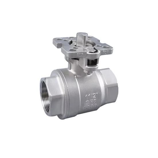 High Platform Ball Valve, ASTM A351 CF8, 1-1/2 IN, 1000 PSI