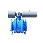 Pneumatic Trunnion Ball Valve, API 6D, A216 WCB, DN500, PN40