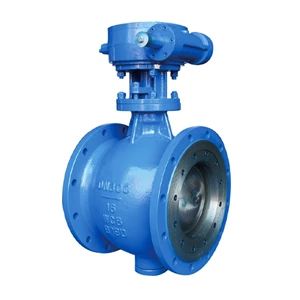 ASTM A216 WCB Segment Ball Valve, 16 IN, CL150, V Port, RF